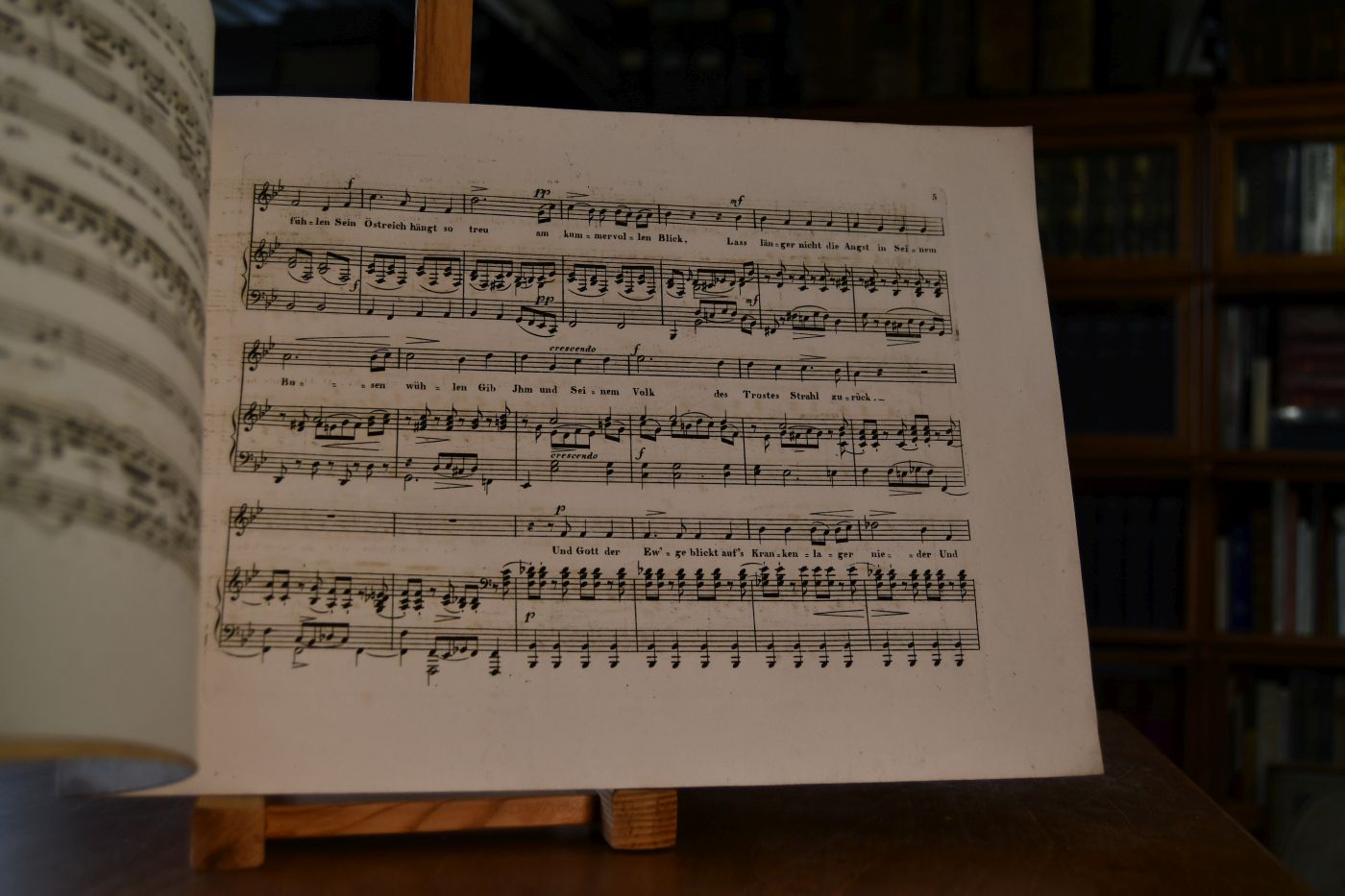 Preyer, Gottfried (von) Das Gebeth. Gedicht von Edmund v. Bäumen, als Erinnerung an den 30ten Dec. 1832, in Musik gesetzt für eine Singstimme mit Begl. des Pianoforte von Gottfried Preyer. Gestochen auf Kosten des Tonsetzers. Der ganze Ertrag ohne Abzug der Kosten ist den in Wien bestehenden Kinder-Bewahranstalten gewidmet.