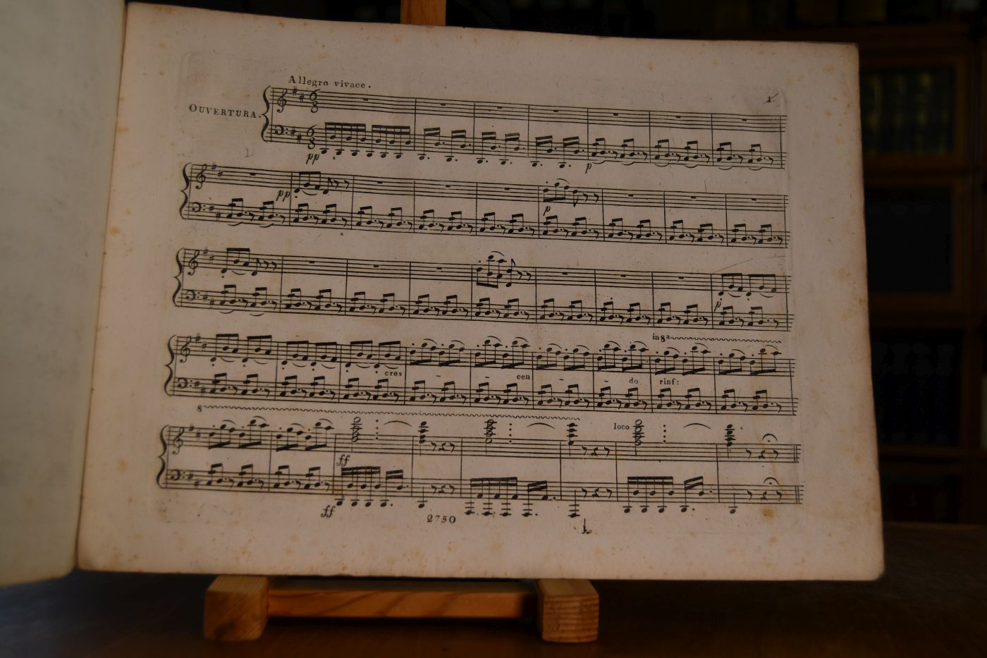 Ouverture dell` opera Semiramide del Mo. Roßini ridotta per il Piano-Forte da Frco Schoberlechner.