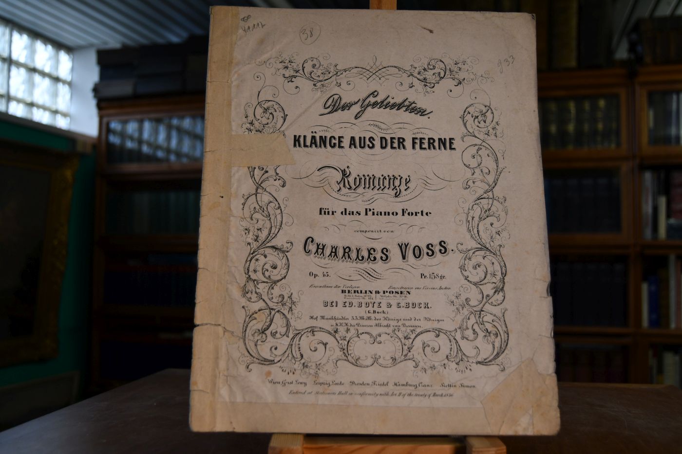 Der Geliebten. Klänge aus der Ferne. Romanze für das Piano-Forte. Op. 45.