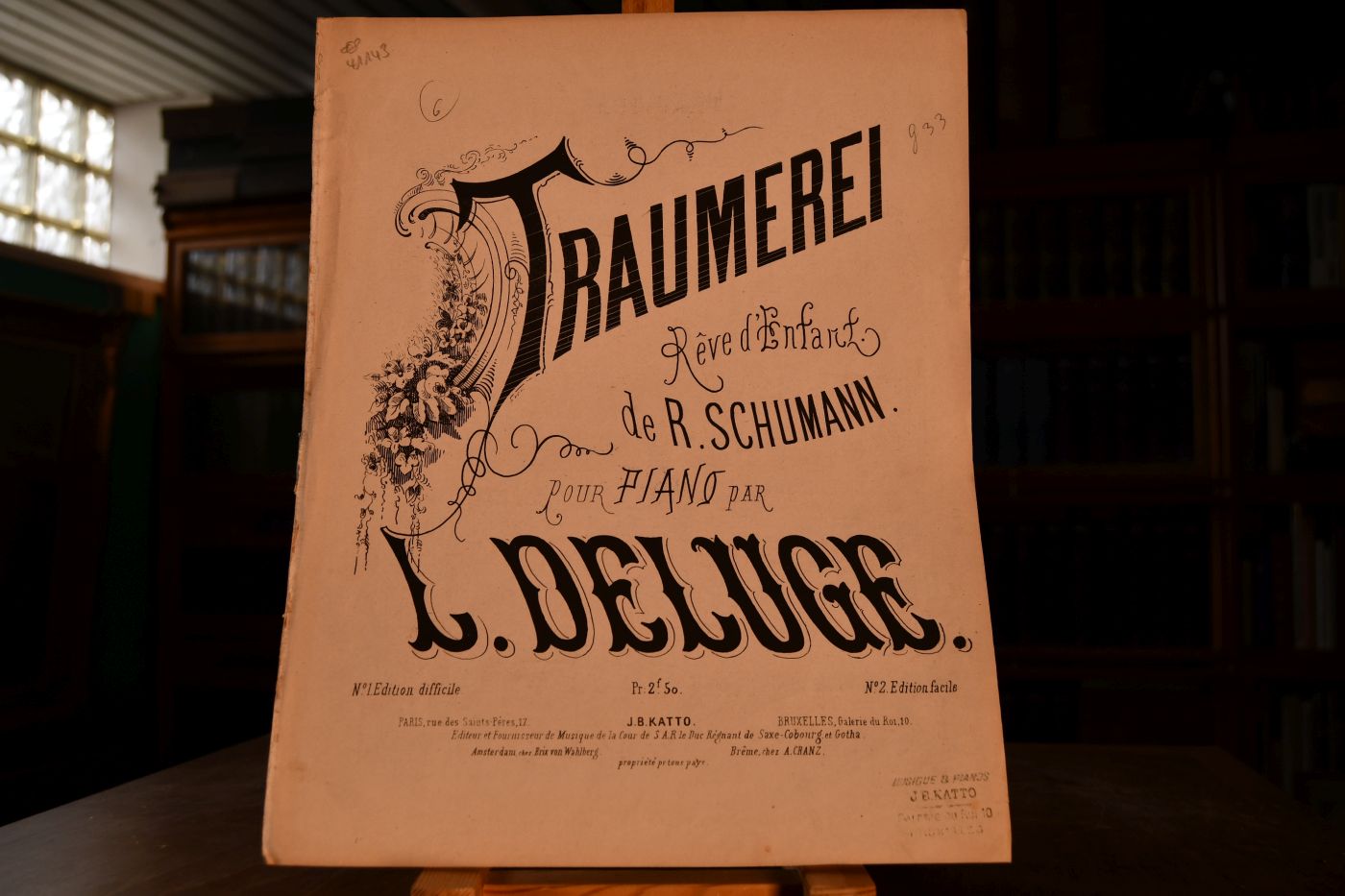 Träumerei. Reve d` Enfant de R. Schumann. Pour Piano par L. Deluge.