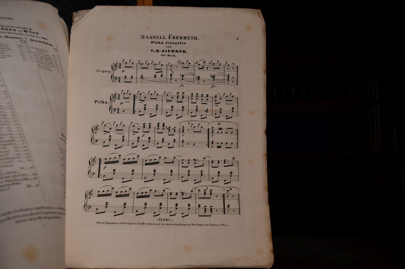 Mamsell Uibermuth. Polka francaise für das Piano-Forte. 69. Werk.