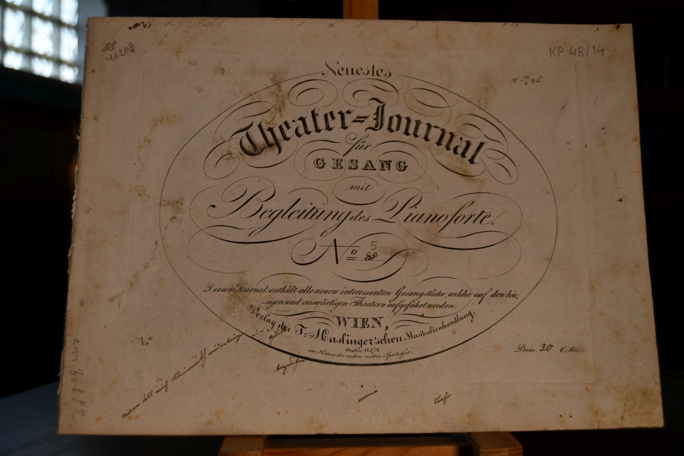 Romanze (Nicht bestimmt zu trauern) aus der Oper Zampa, oder Die Marmorbraut.