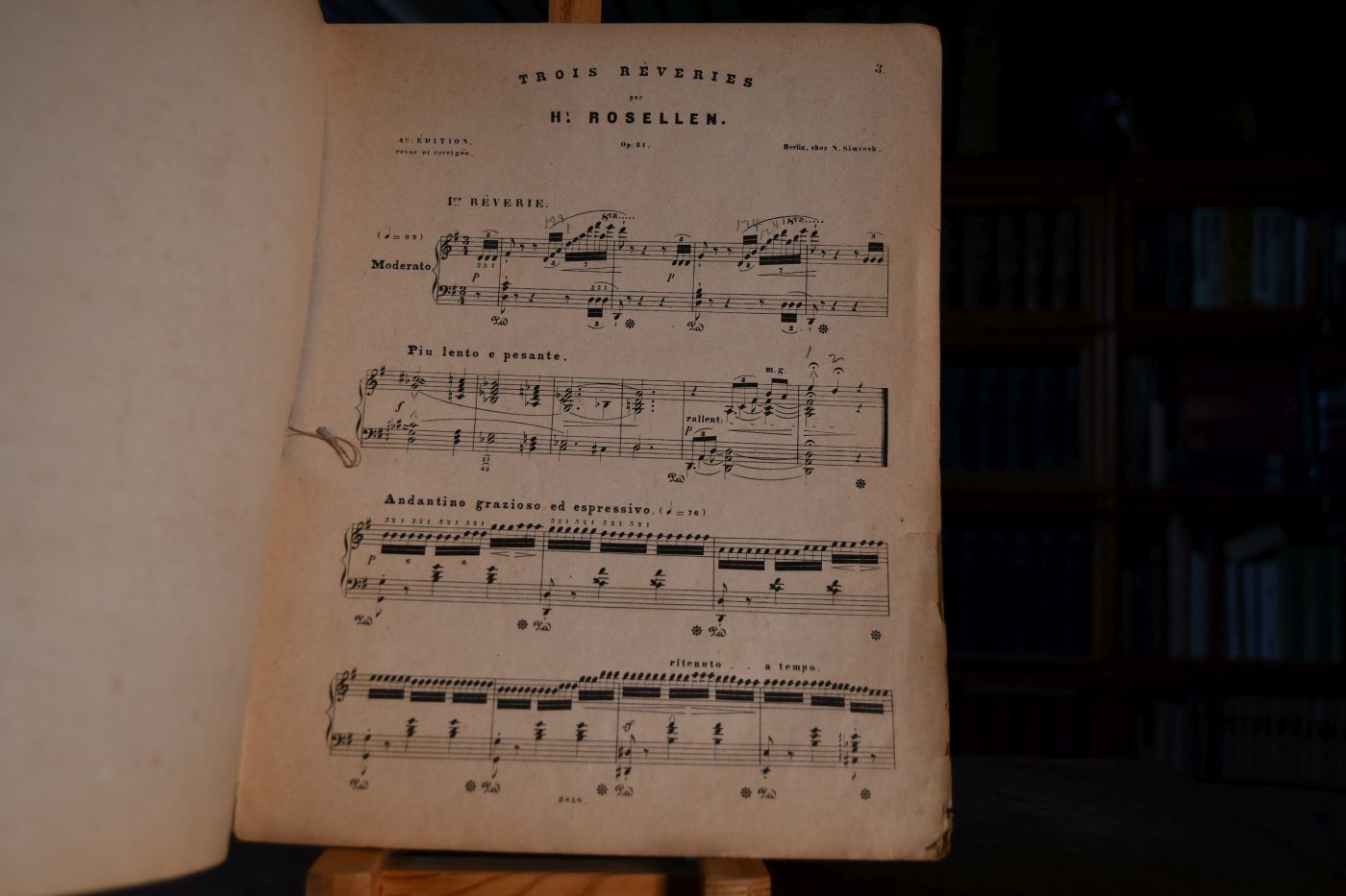 Trois Reveries. Op. 31.