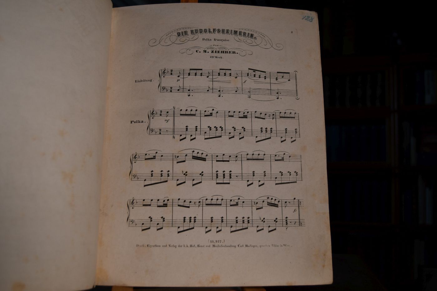 Die Rudolfsheimerin. Polka francaise für das Pianoforte. 39. Werk.
