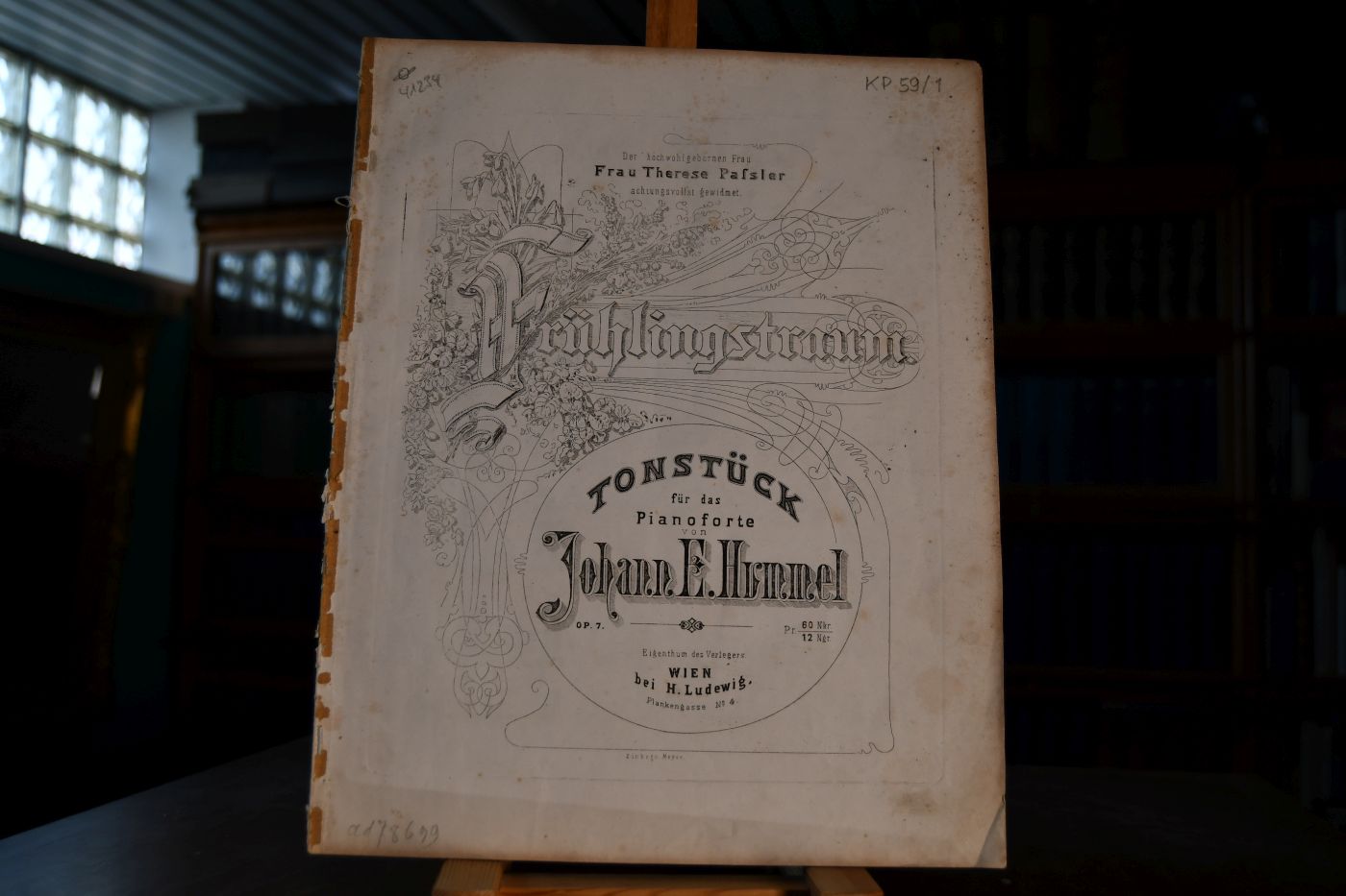 Frühlingstraum. Tonstück für das Pianoforte. Op. 7.