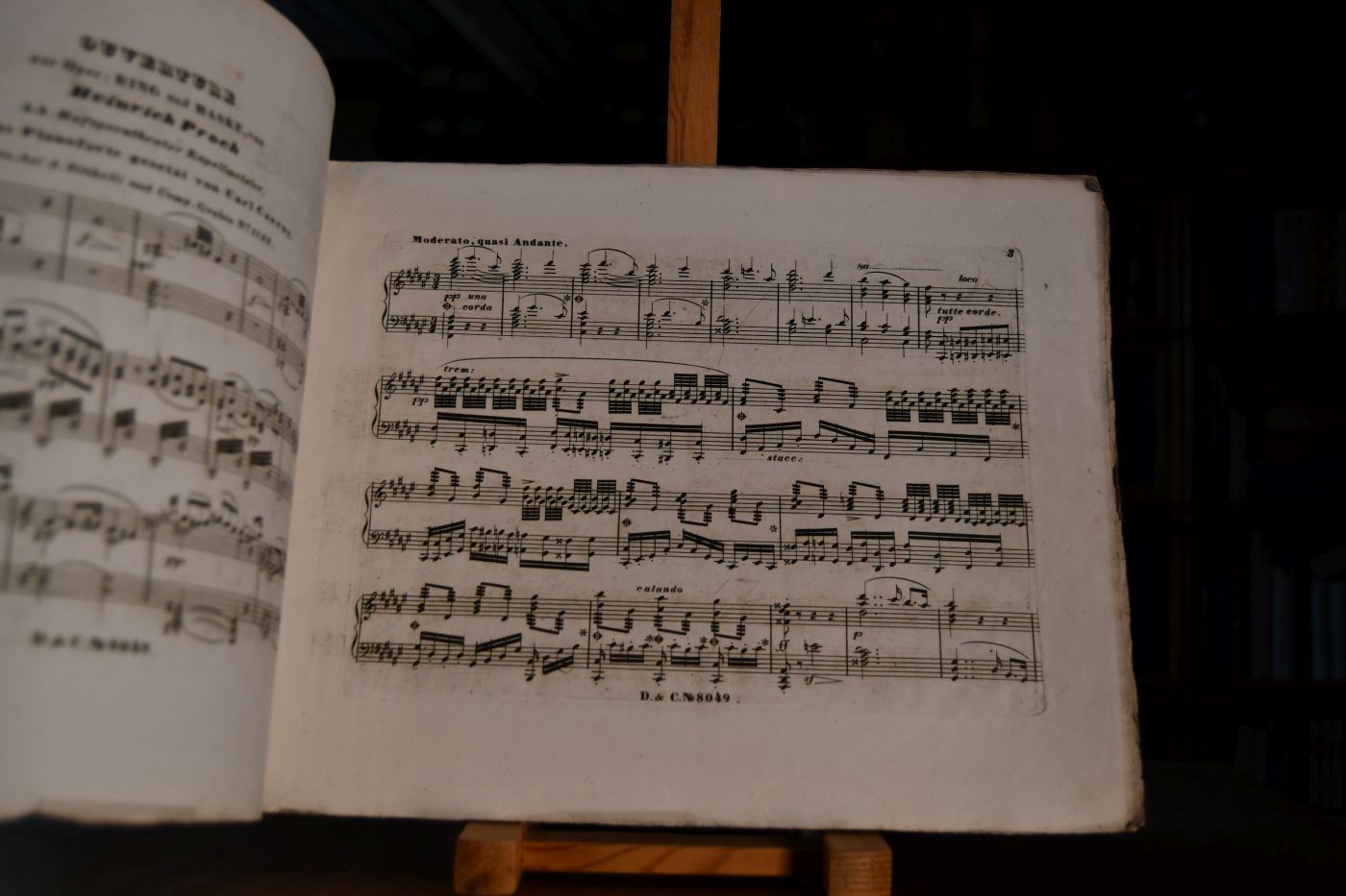 Ouverture zur Oper Ring und Maske von Heinrich Proch für das Pianoforte gesetzt von Carl Czerny.