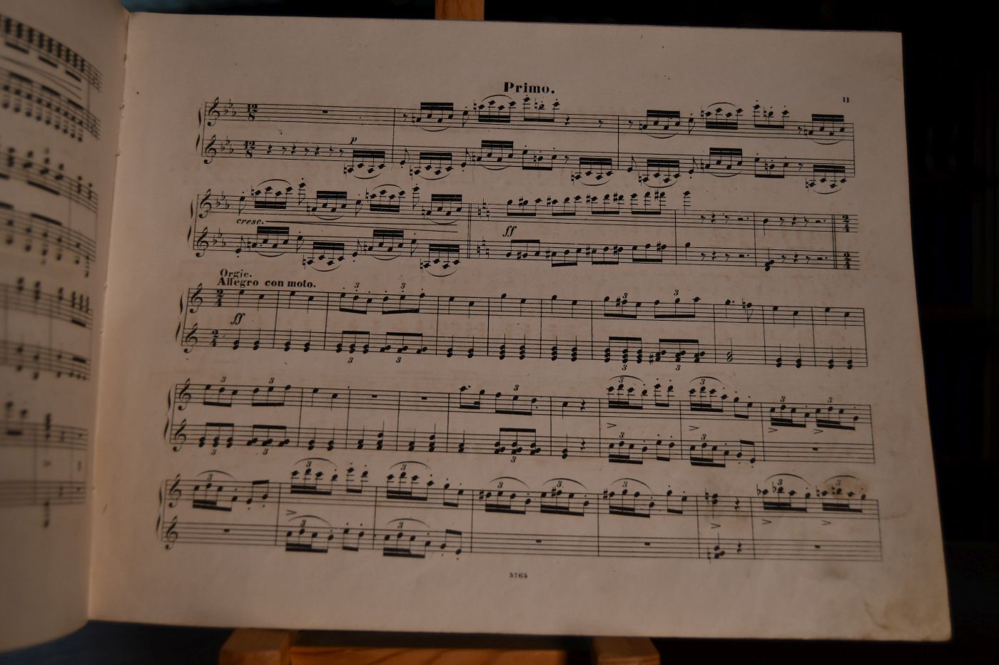 Ouverture pour le Piano a quatre mains de l`Opera Les Huguenots composee par G. Meyerbeer.