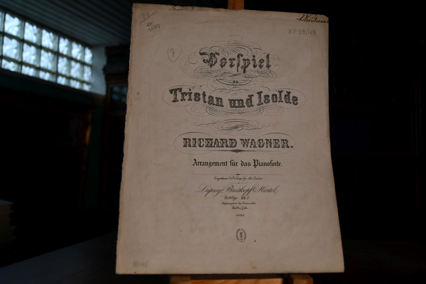 Vorspiel zu Tristan und Isolde. Arrangement für das Pianoforte.
