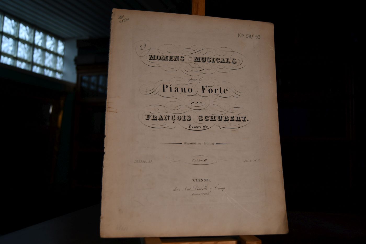 Momens Musicals pour le Piano Forte. Oeuvre 94. Cahir II.