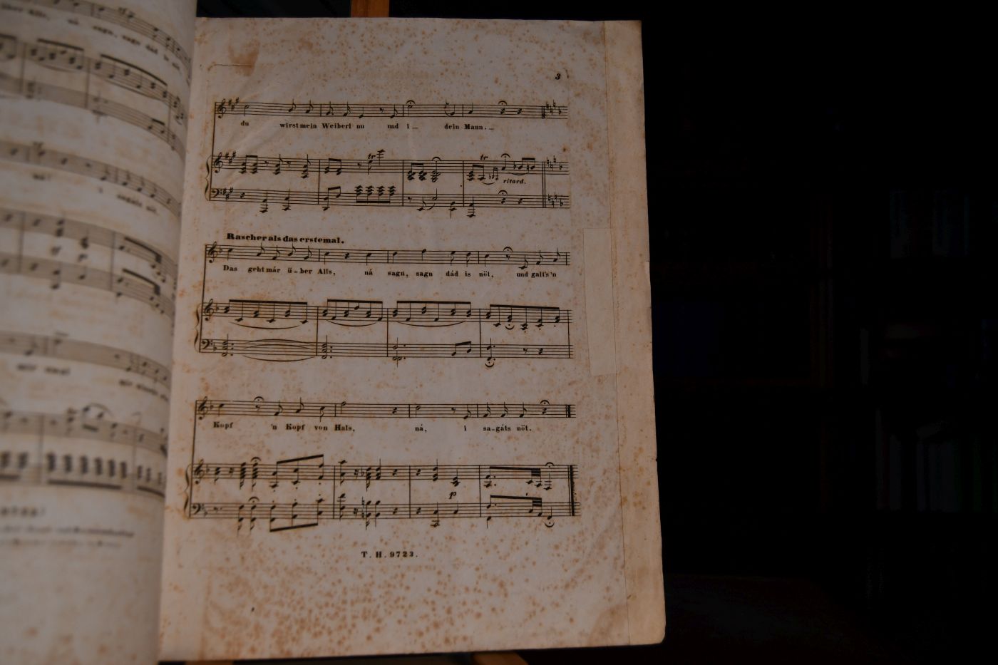 Stelzhammer`s Lieder in obderenns`scher Mundart. In Musik gesetzt mit Begleitung des Pianoforte. No. 3 s`Ghaimniss.