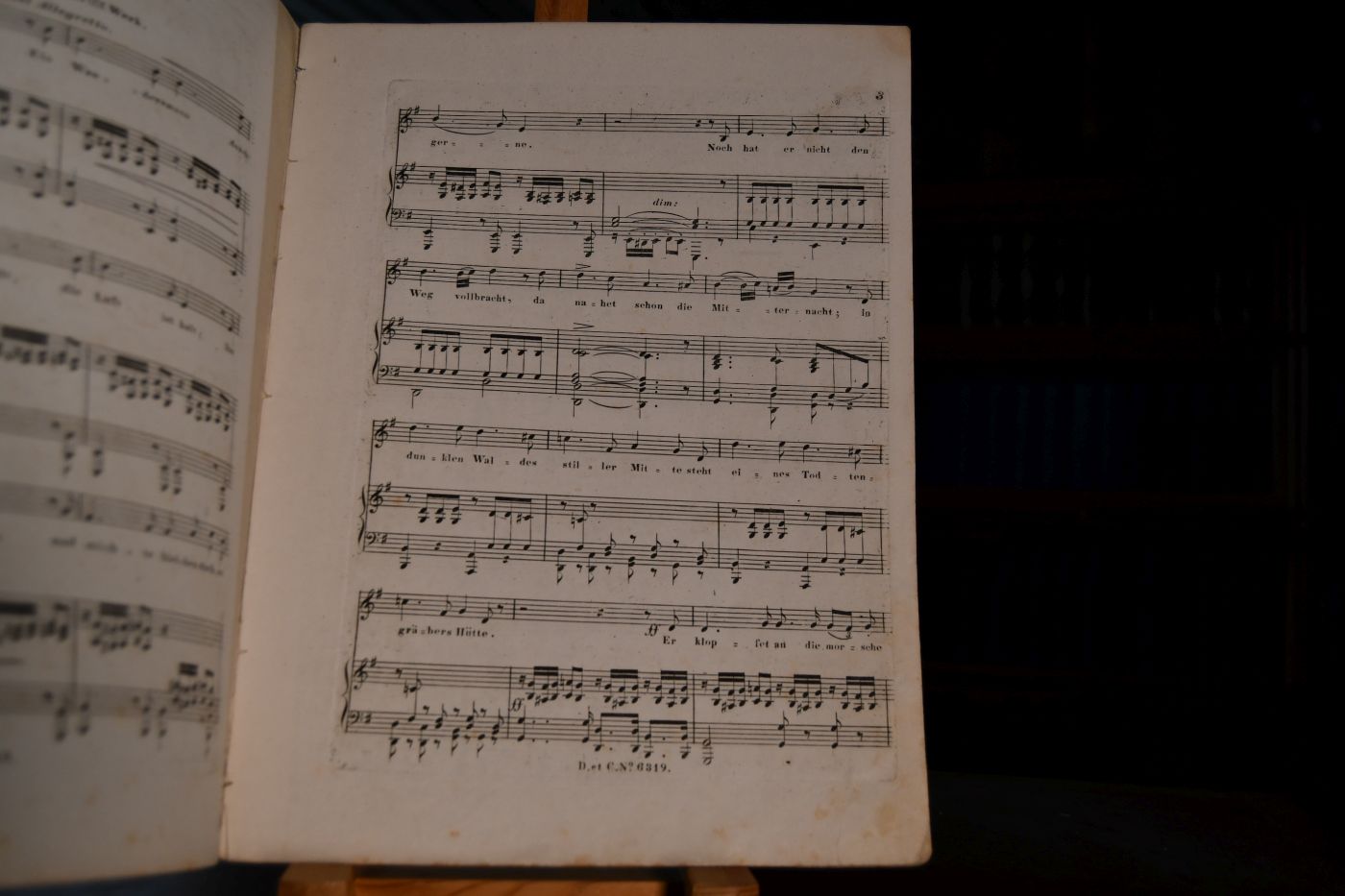 Der Wanderer. Gedicht von E.J. Müller. Der arme Topfbinder. Gedicht von A.J. Muhsick. In Musik gesetzt für eine Singstimme mit Begleitung des Pianoforte und dem Herrn Ludw. Titze kais. k. Hofkapellsänger freundschaftlich gewidmet von Heinrich Proch Mitglied der k.k. Hofkapelle. Op. 10.