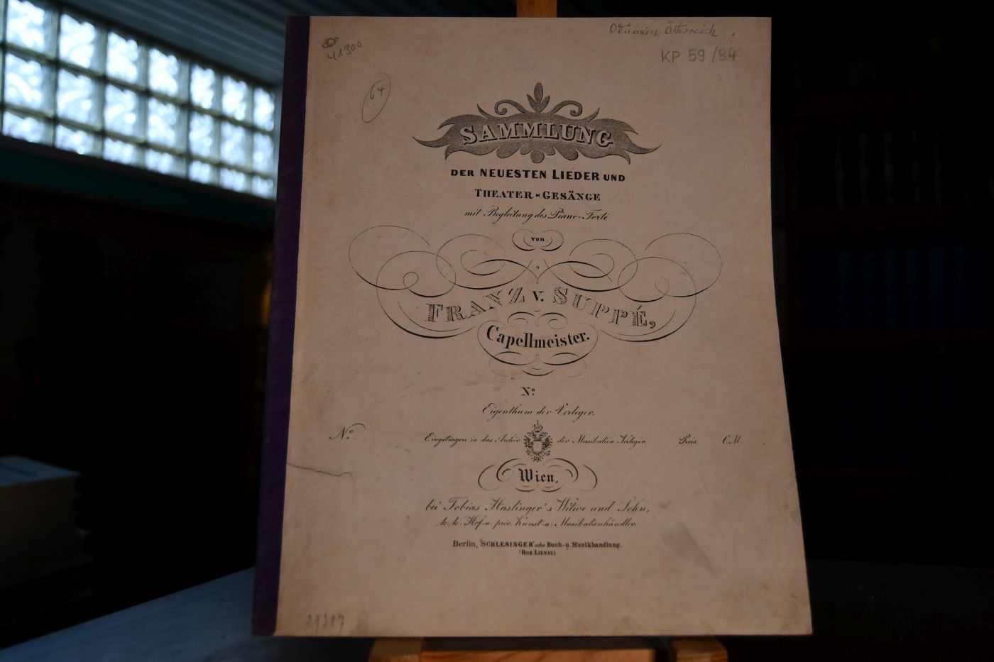 Ariette der Röserl aus dem romantischen Märchen `s Alraunl von A. Klesheim.