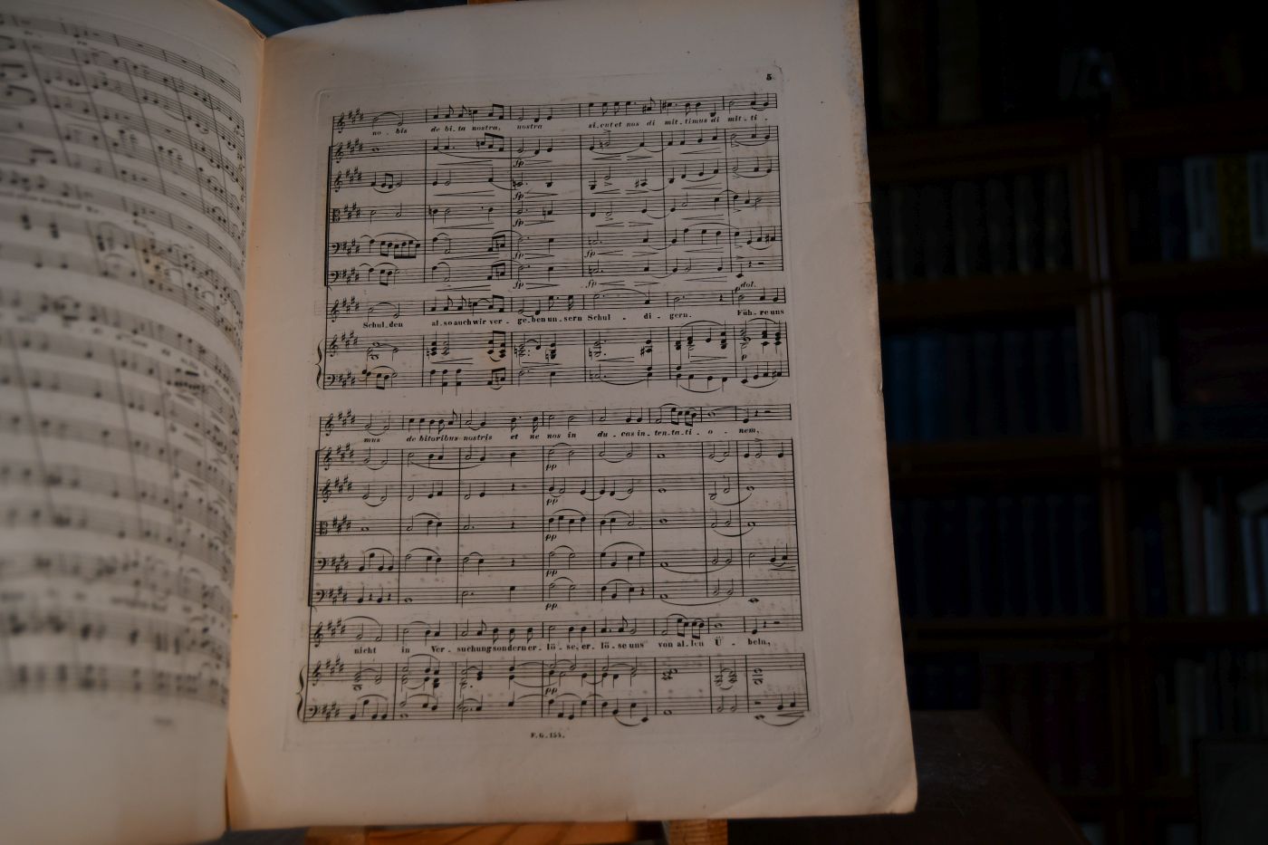 Pater Noster (Vater unser). Voce, Violini, Viola, Cello, Basso oder Voce, Organo.
