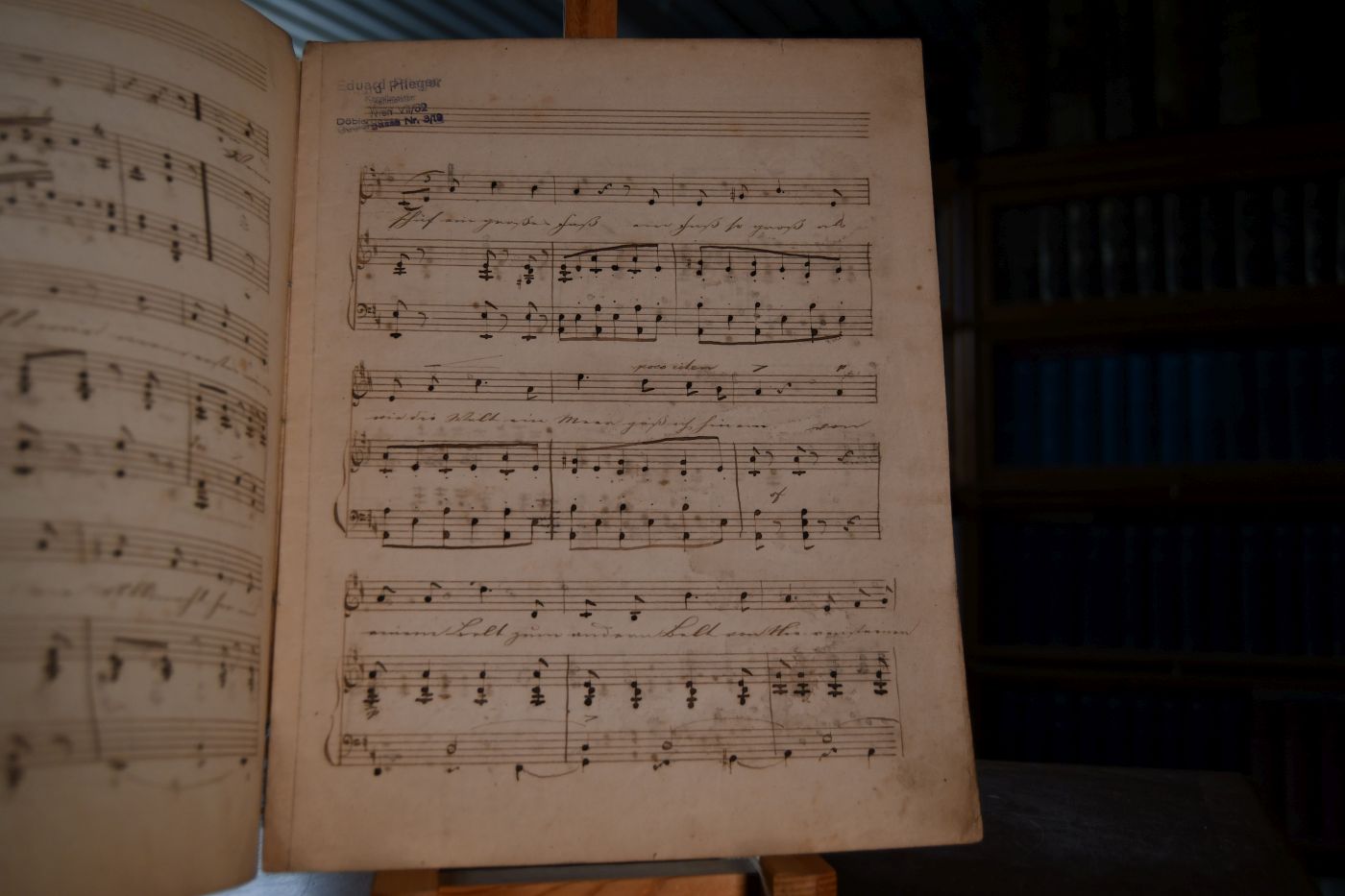 Wenn ich einmal der Herrgott wär. Komisches Trinklied. Handschriftliche Abschrift.