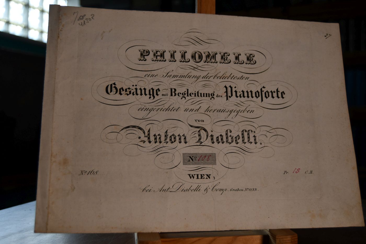 Lied der Preciosa. (Einsam bin ich, nicht alleine) aus dem romantischen Schauspiel Preciosa, von C.M. von Weber.. Mit Begleitung des Piano-Forte.