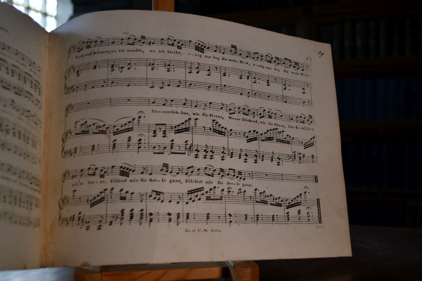 Lied der Preciosa. (Einsam bin ich, nicht alleine) aus dem romantischen Schauspiel Preciosa, von C.M. von Weber.. Mit Begleitung des Piano-Forte.
