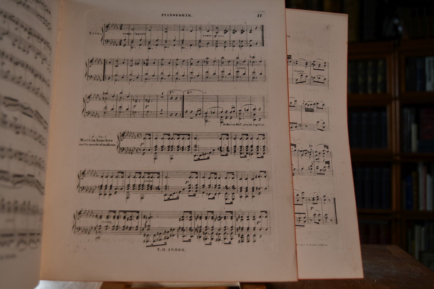 Sonate von L.v. Beethoven, 26. Werk, mit hinzugefügtrer Begleitung der Physharmonica berabeitet von C. Georg Lickl.