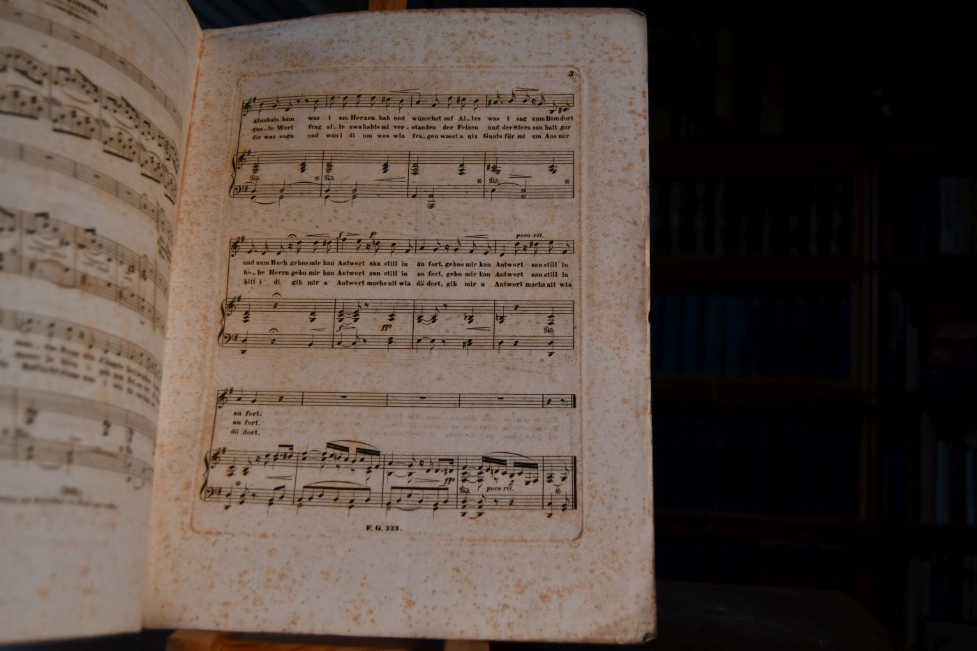I hätt` a Bitt`. Gedicht in österreichischer Mundart von Louis Grois. In Musik gesetzt für eine Singstimme mit Begleitung des Pianoforte und dem wohlgebornen Fräulein Katharina Schiller achtungsvoll gwidmet von Carl Binder.