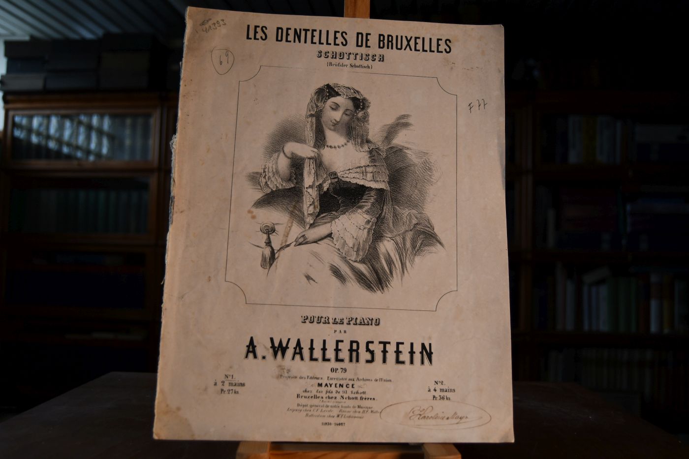 Les Dentelles de Bruxelles. Schottisch (Brüßler Schottisch). Pour le Piano. Op. 79 a 2 mains.
