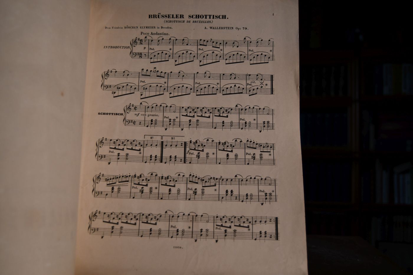 Les Dentelles de Bruxelles. Schottisch (Brüßler Schottisch). Pour le Piano. Op. 79 a 2 mains.
