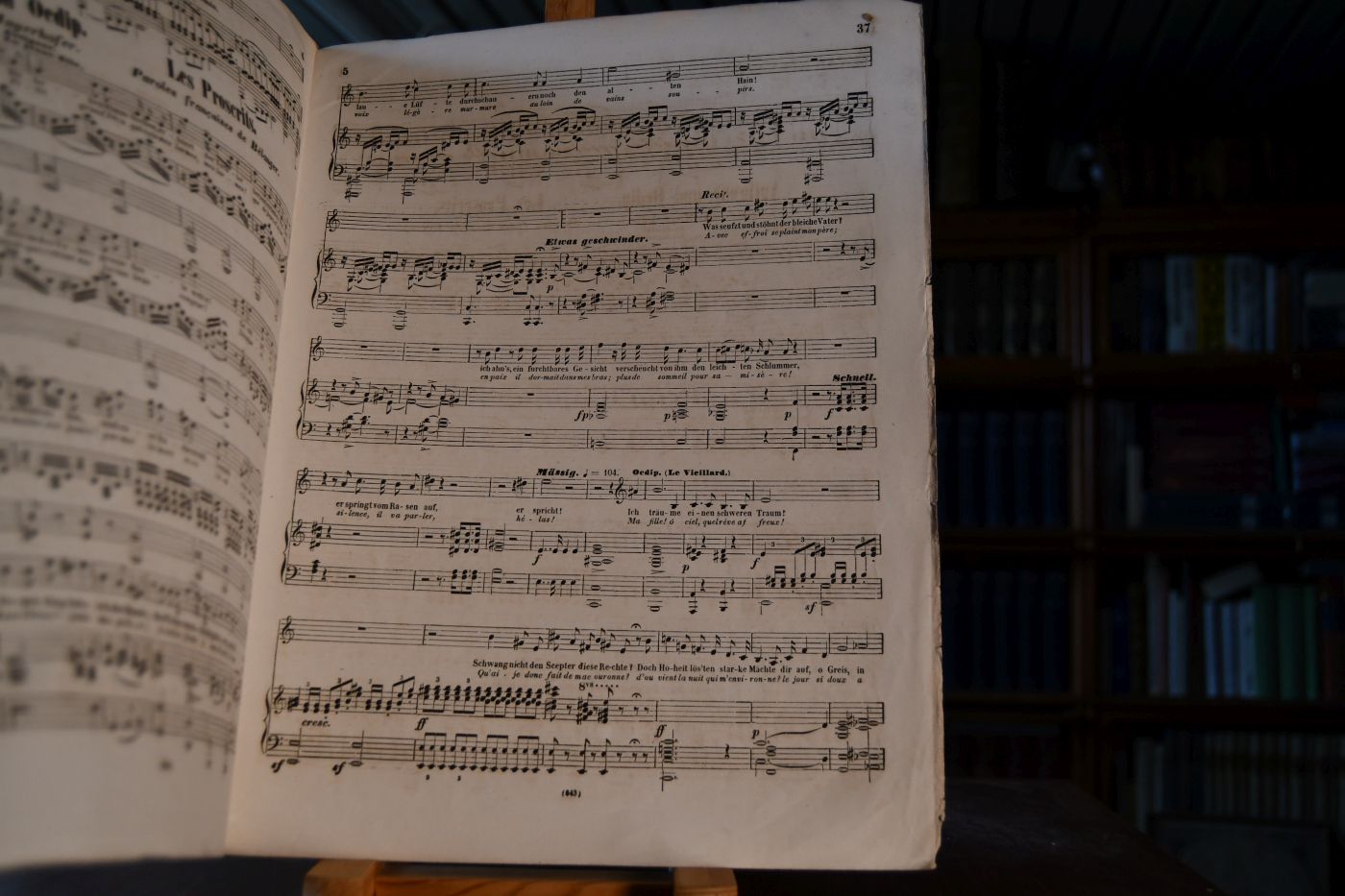 Franz Schubert`s sämmtliche Compositionen. I. Band Lieder, Gesänge und Balladen für eine Singstimme mit Pianofortebegleitung revidirt und corrigirt von L. Winkler und H. Sattler. Heft 6 Memnon, Antigone und Oedyp., Am Grabe Anselmo`s.