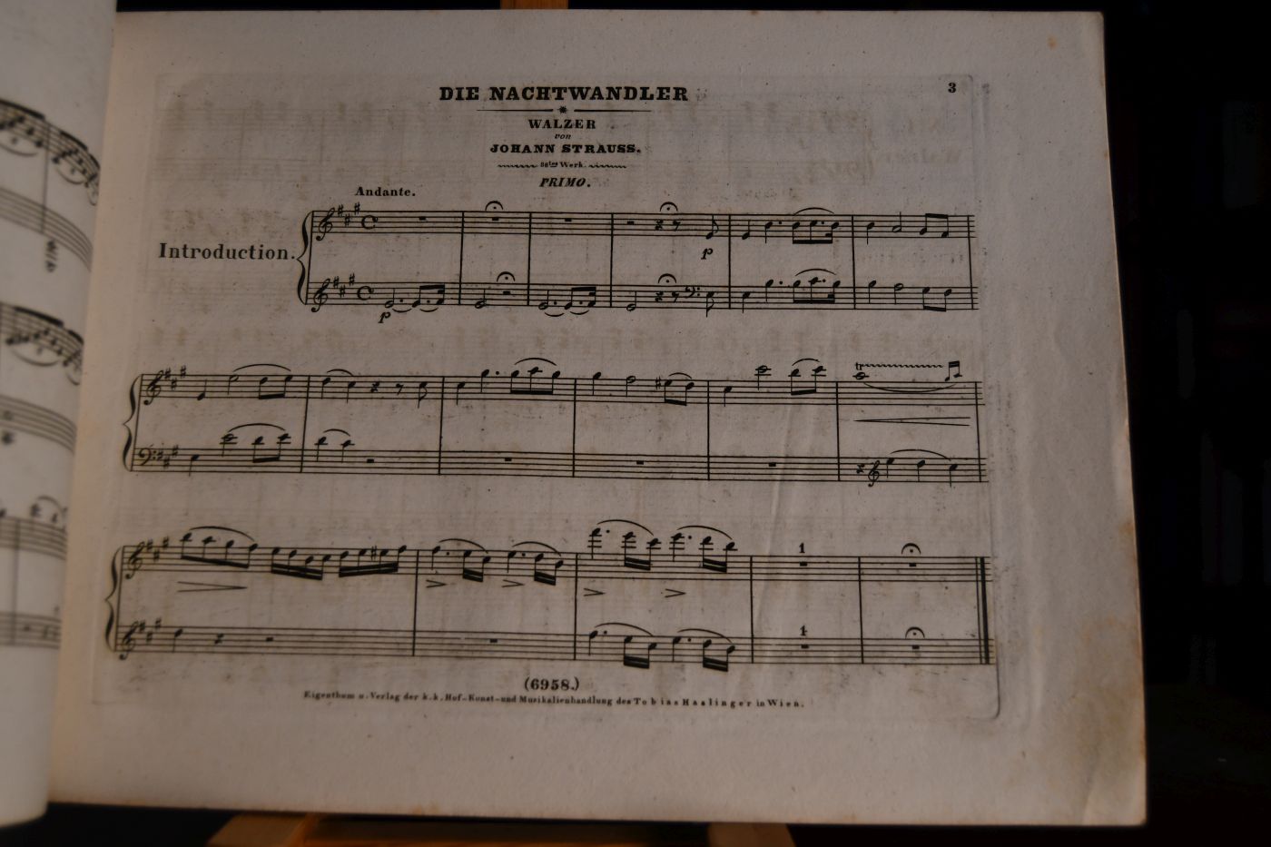Die Nachtwandler. Walzer für das Piano-Forte zu 4 Händen. 88. Werk.