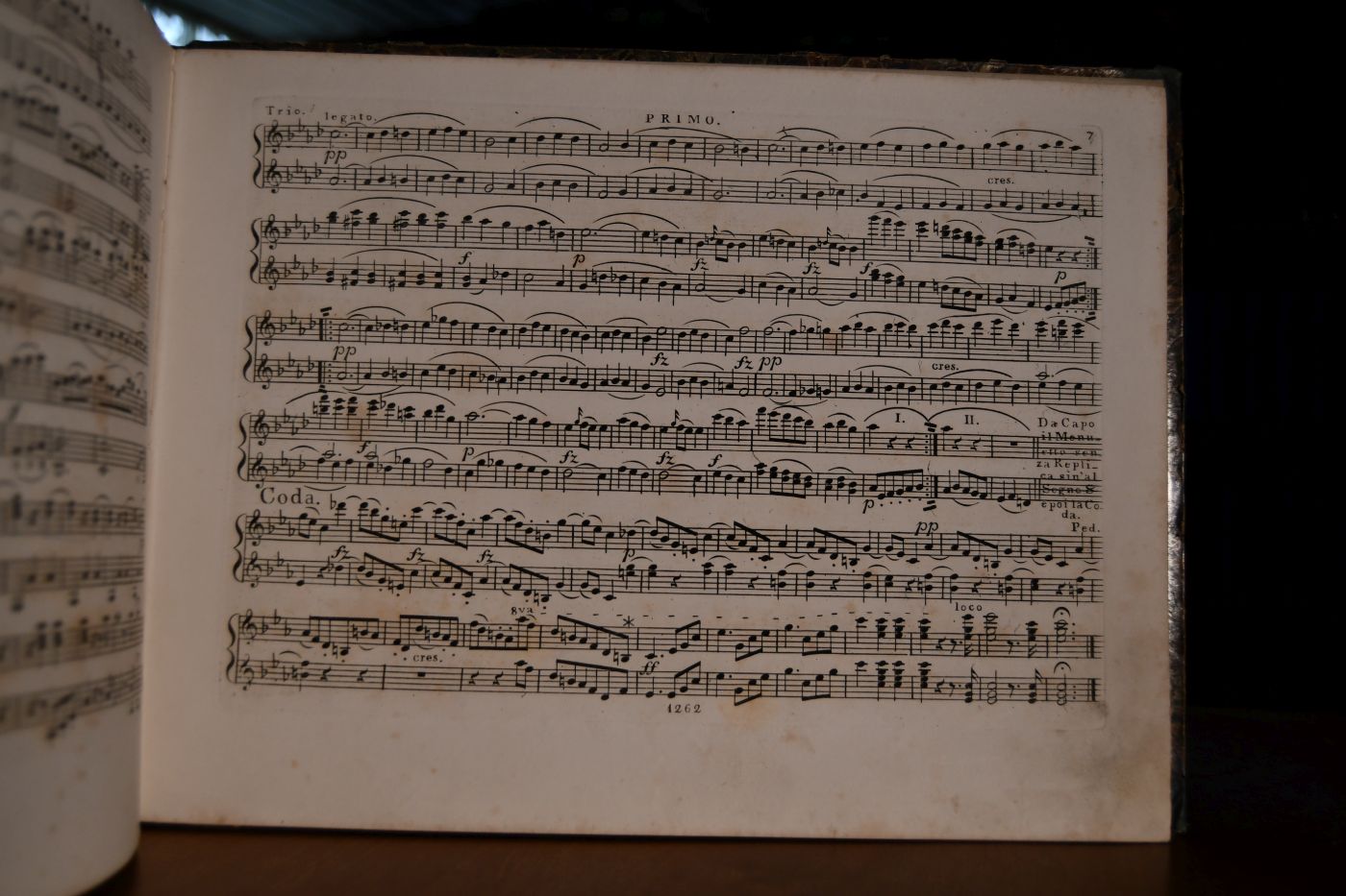 Notturno de Louis Spohr arrange a quatre mains pour le Pianoforte.