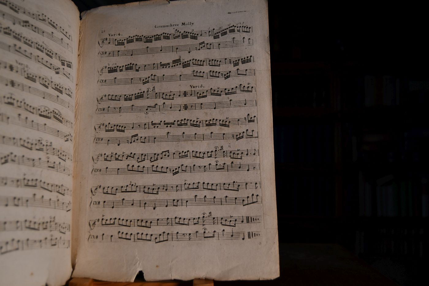 Gramachree Molly with Variations for the Harpsichord or Piano Forte also for the German Flute, Violin, or Guittar.