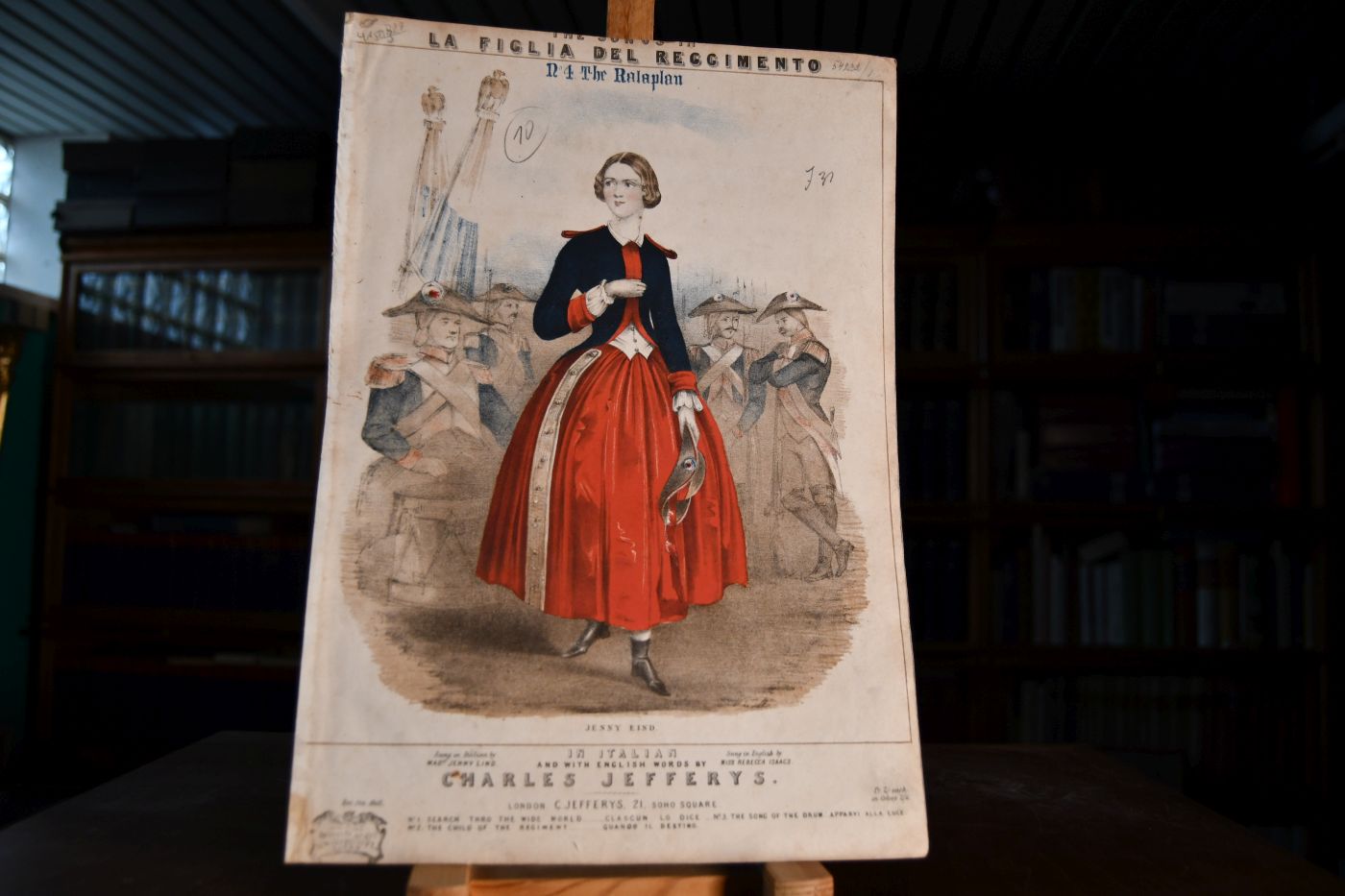 La Figlia del Regimento No. 4 The Rataplan. In Italian and with english words by Charles Jeffreys.