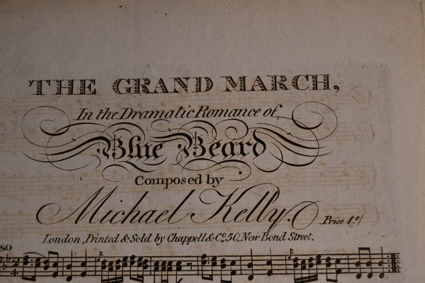 The Grand March, in the Dramatic Romance of Blue Beard.