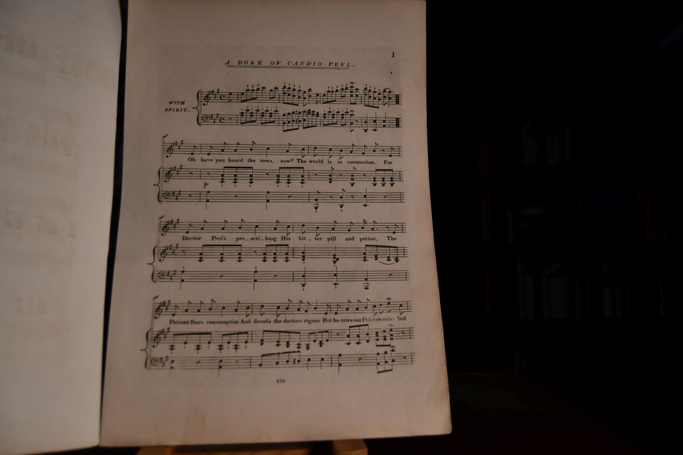 New National Song! Dose of Candid Peel. Prescribed by The State Doctor, in the form of an Income Tax, and dedicated in all Humility to his admiring Patients.