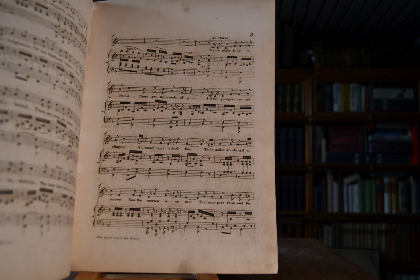 The Night before the Bridal. Ballad written by J.E. Carpenter.