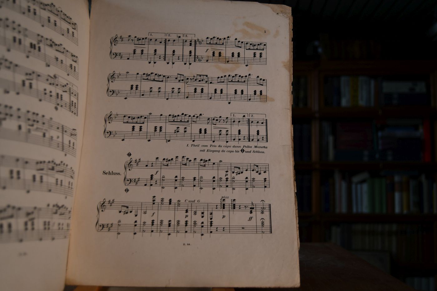 Compositionen u. Transcriptionen für die Zither componirt und herausgegeben. Heft 38, 64, 73. Transcriptionen auserwählter Tonstücke für die Zither von C.F.Enslein Nr. 1, 7, 8.