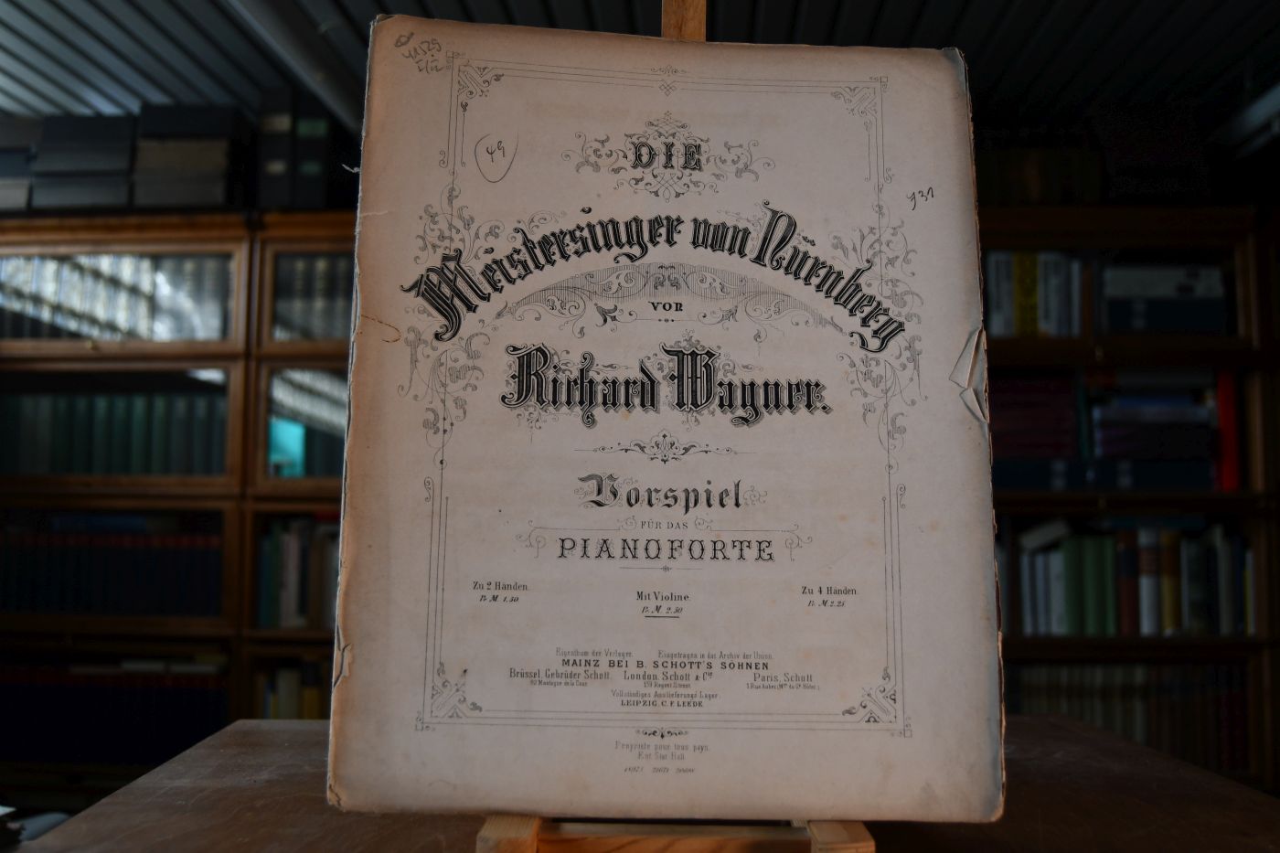 Die Meistersinger von Nürnberg. Vorspiel für das Pianoforte mit Violine.
