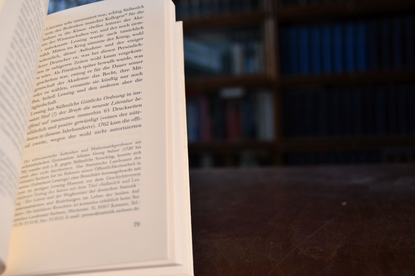 Die göttliche Ordnung in den Veränderungen des menschlichen Geschlechts, aus der Geburt, Tod, und Fortpflantzung desselben. Nebst einer Vorrede Christian Wolffens. Beigegeben Vademecum zu dem deutschen Klassiker der Bevölkerungswissenschaft Hrsg. Herbert Hax, Düsseldorf, Verlag Wirtschaft und Finanzen, 215 S., ISBN 5878811594.