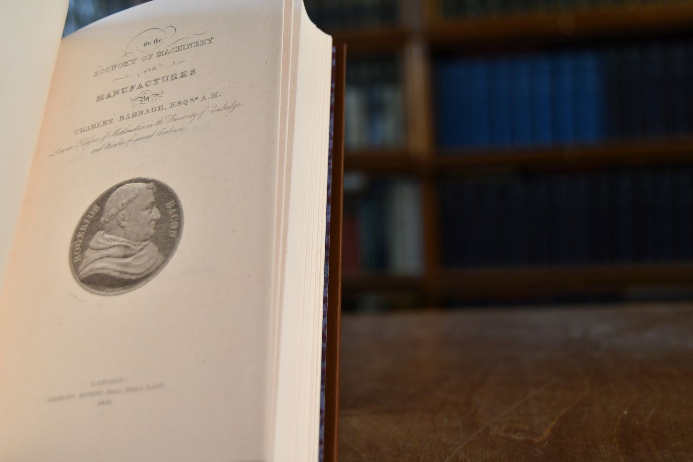 On the Economy of Machinery and Manufactures. Beigegeben Vademecum zu einem Klassiker der Theorie der Arbeitsteilung, Düsseldorf, Verlag Wirtschaft und Finanzen, 1992, 191 S., Pappband, ISBN 3878810717.