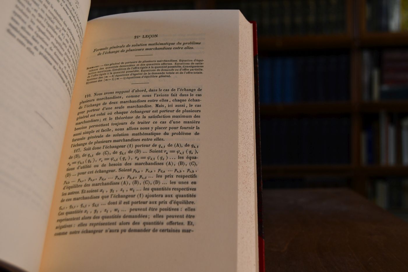 Elements d`Economie politique pure ou Theorie de la Richesse sociale. Beigegeben Vademecum zu einem zentralen Klassiker der ökonomischen Statik, Düsseldorf, Verlag Wirtschaft und Finanzen, 1988, 108 S., Pappband, ISBN 3878810318.