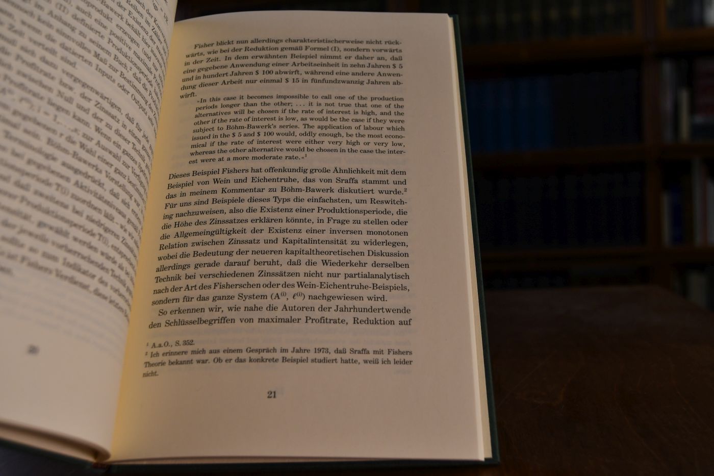 The nature of capital and income. Beigegeben Vademecum zu einem Klassiker der amerikanischen Nationakökonomie, Düsseldorf, Verlag Wirtschaft und Finanzen, 1991, 91 S., Pappband, ISBN 3878810628.