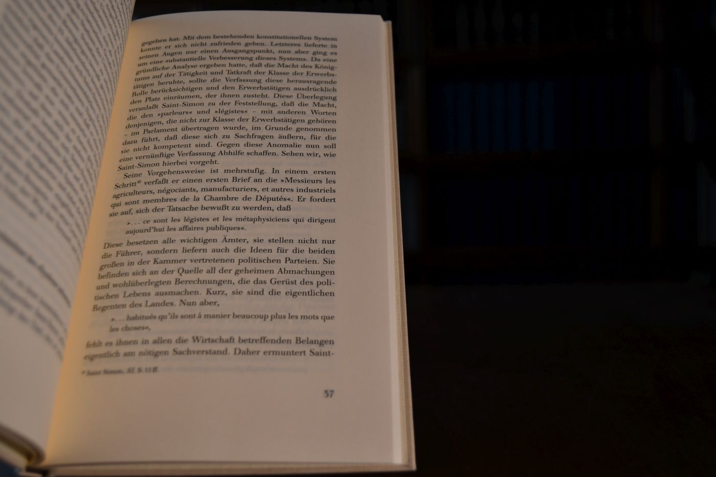 Du Systeme industriel. Beigegeben Vademecum zu einem Klassiker des utopischen Sozialismus, Düsseldorf, Verlag Wirtschaft und Finanzen, 1998, 123 S., Pappband, ISBN 3878811314.