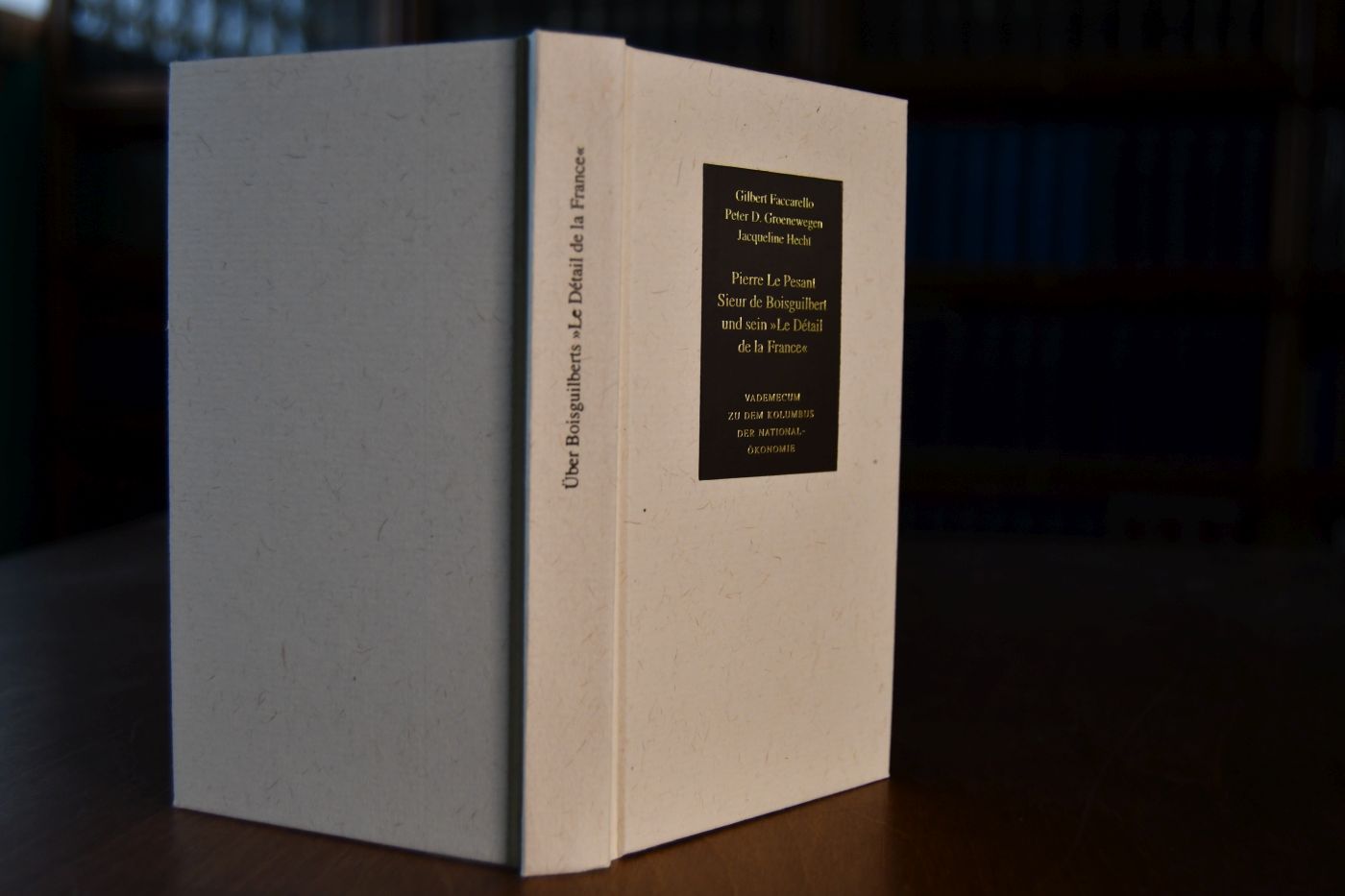 Le Detail de la France. Beigegeben Vademecum zu dem Kolumbus der Nationalökonomie, Düsseldorf, Verlag Wirtschaft und Finanzen, 1988, 108 S., Pappband, ISBN 3878811047.