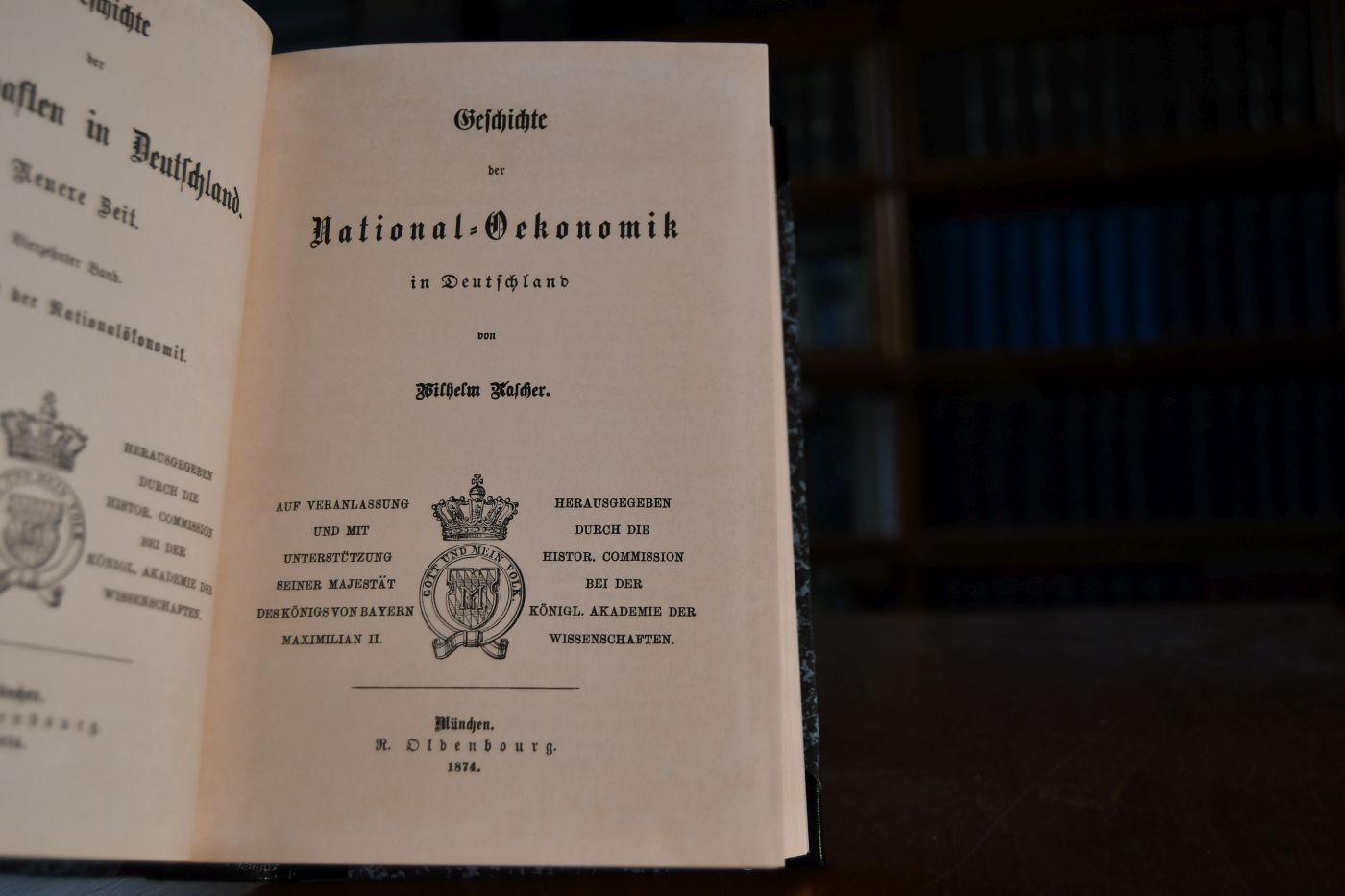 Geschichte der National-Oekonomik in Deutschland. Beigegeben Vademecum zu einem Klassiker der deutschen Dogmengeschichte, Düsseldorf, Verlag Wirtschaft und Finanzen, 1992, 179 S., Pappband, ISBN 3878810687.
