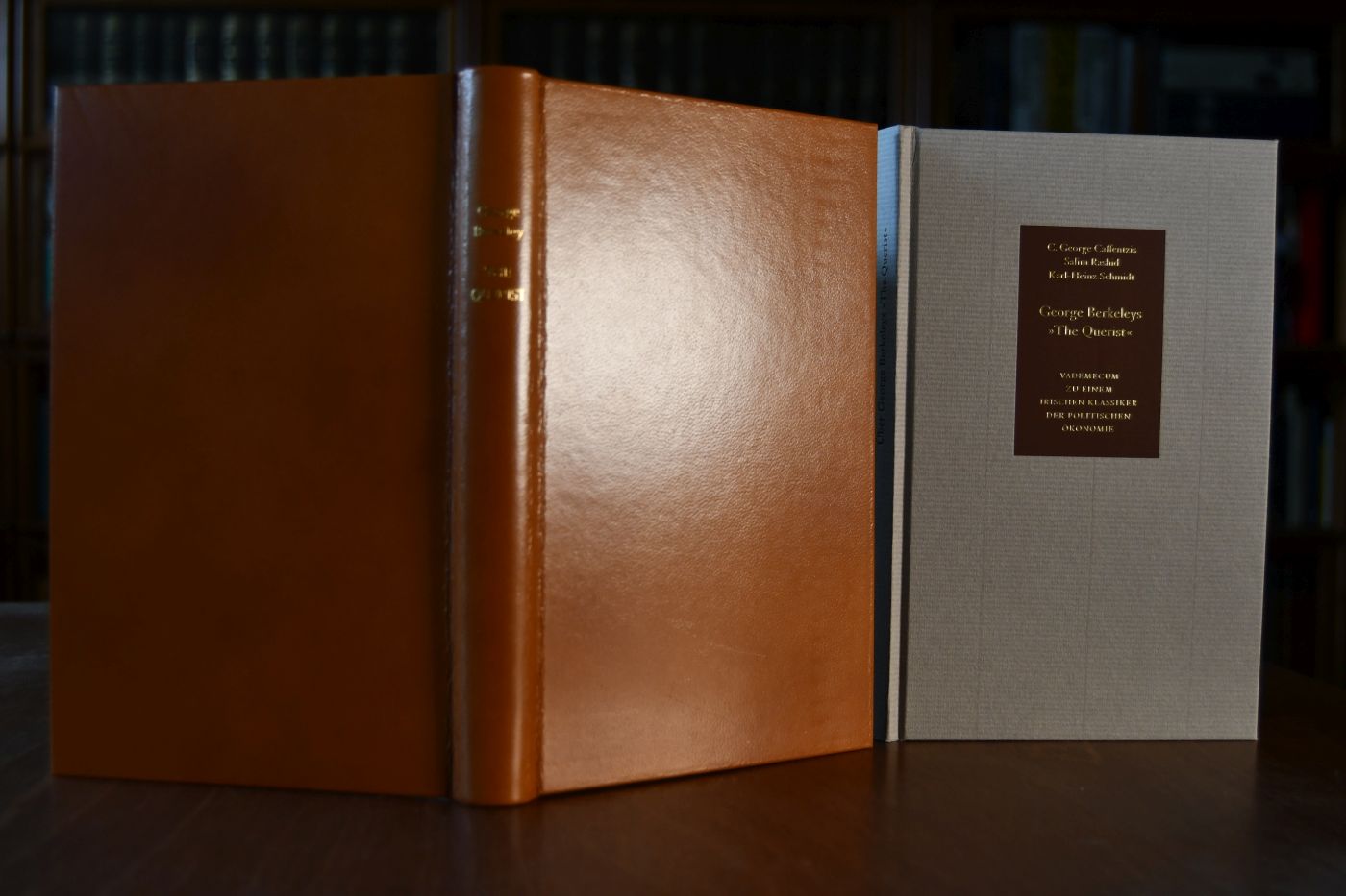 The Querist. Beigegeben Vademecum zu einem Klassiker der politischen Ökonomie, Düsseldorf, Verlag Wirtschaft und Finanzen, 1999, 183 S., Pappband, ISBN 387881139X.