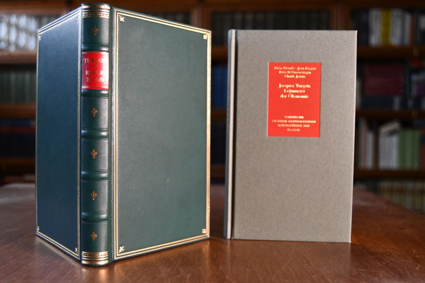 Reflexions sur la Formation et la Distribution des Richesses. Beigegeben Vademecum zu einem weitblickenden Mitbegründer der Klassik, Düsseldorf, Verlag Wirtschaft und Finanzen, 1990, 136 S., Pappband, ISBN 3878810520.