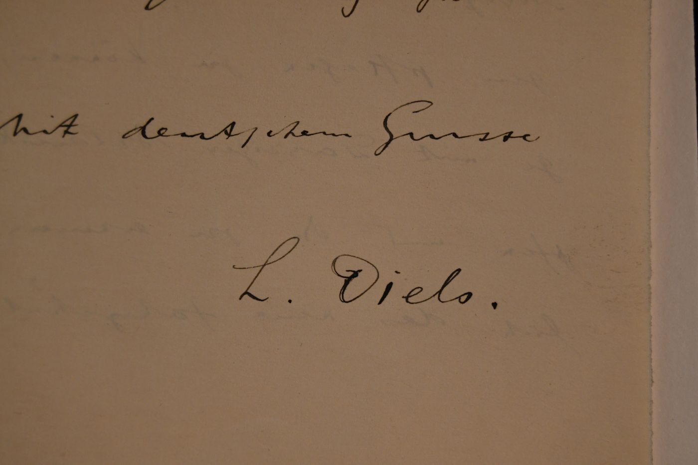 Schreiben des deutschen Botanikers und Direktors des Botanischen Gartens in Berlin-Dahlem Ludwig Diels (1874-1945) vom 27. September 1934 an den Danziger Lehrer und Botaniker Konrad Lakowitz (1859-1945).