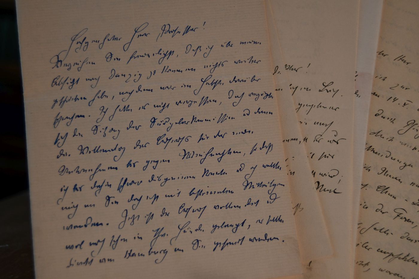 10 handschriftliche Briefe und eine beschriebene Visitenkarte des deutschen Geographen, Geophysikers und Polarforschers Erich von Drygalski (1865-1949) vom Januar 1896 - Februar 1925 an den Danziger Lehrer und Botaniker Konrad Lakowitz (1859-1945).