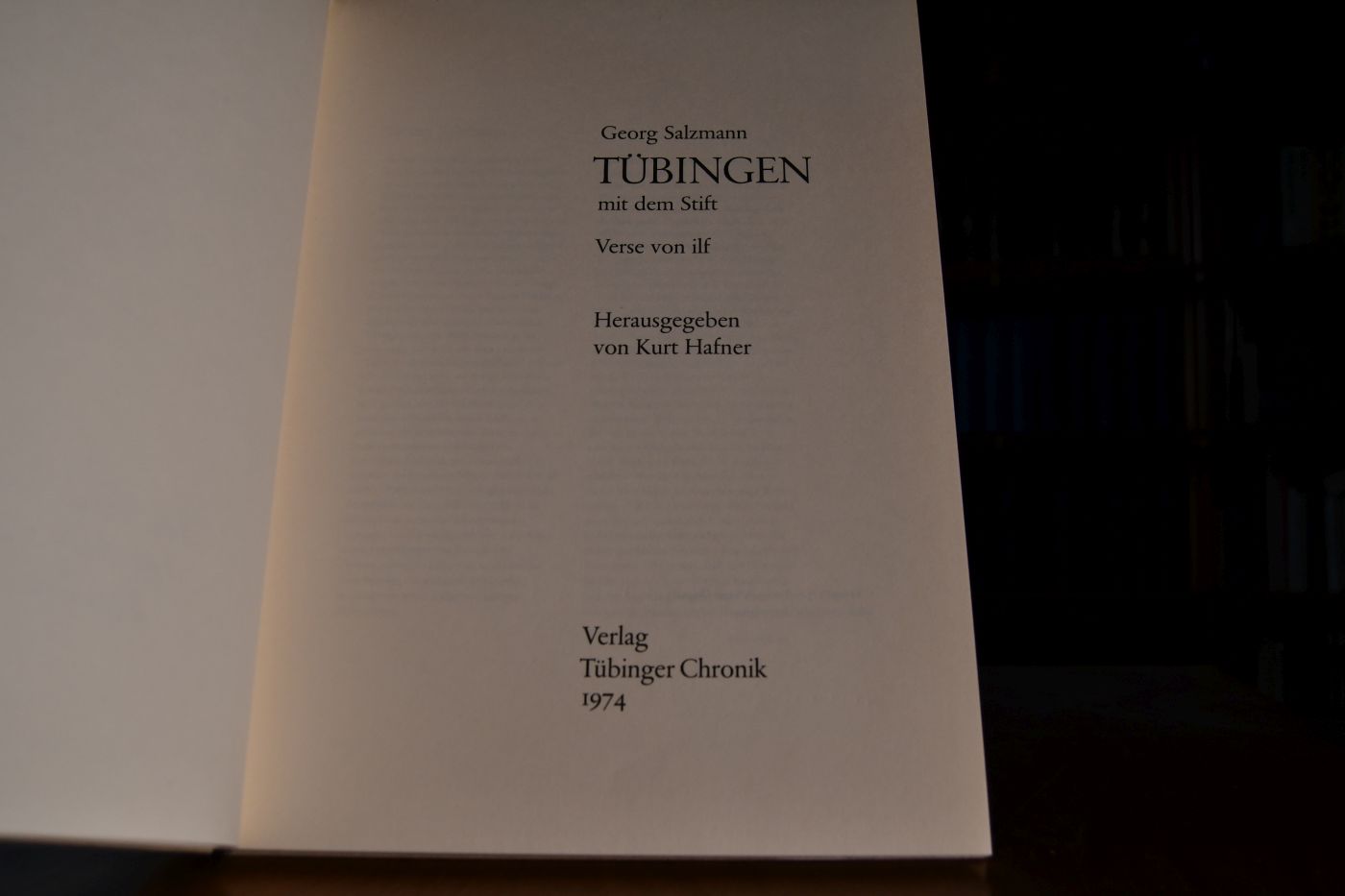 Tübingen mit dem Stift.