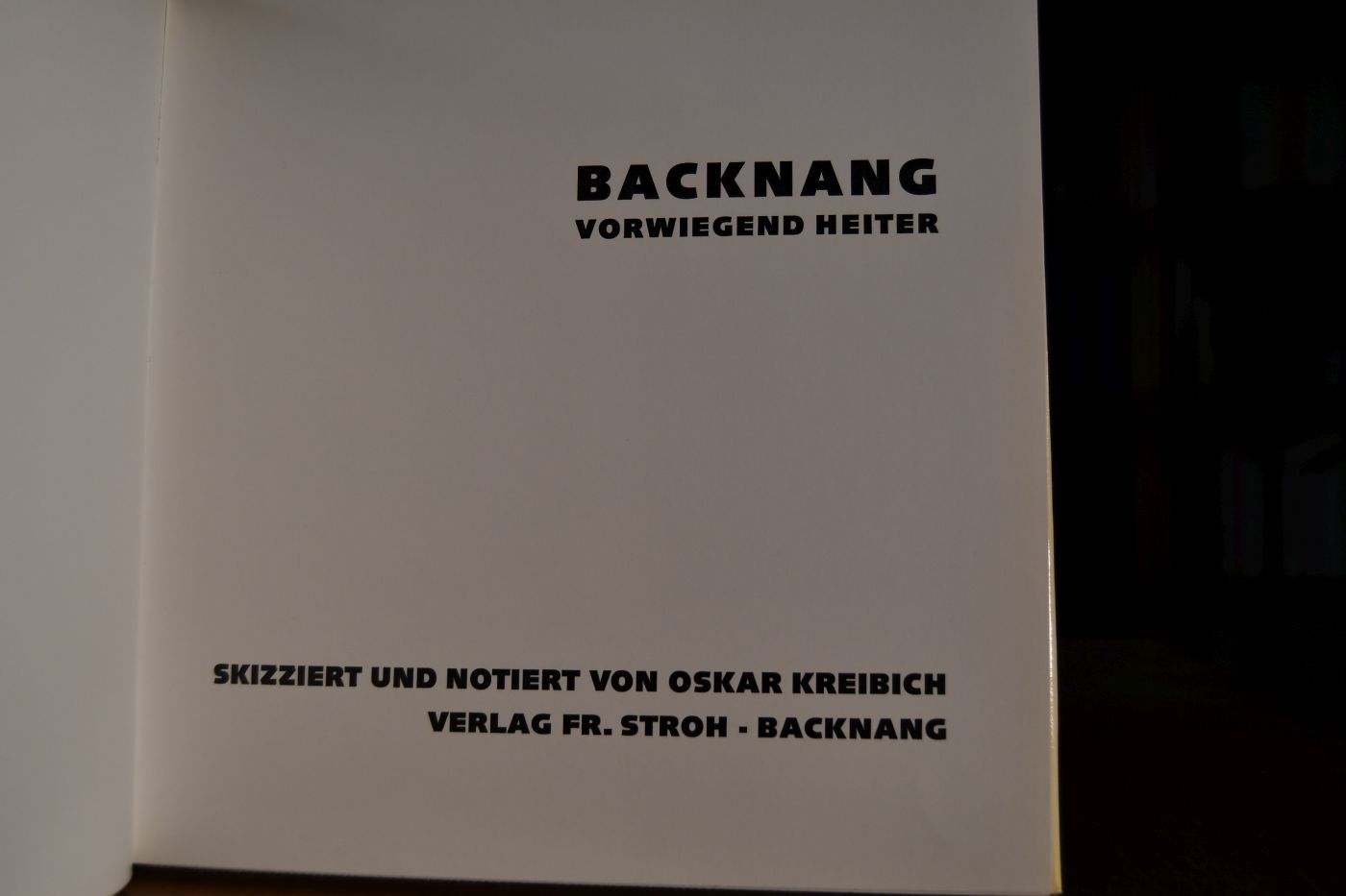 Backnang vorwiegend heiter.
