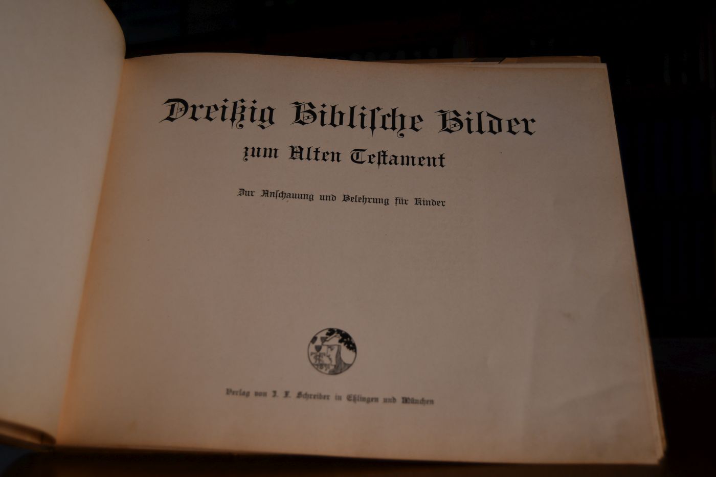 Dreißig Biblische Bilder zum Alten Testament. Zur Anschauung und Belehrung für Kinder.