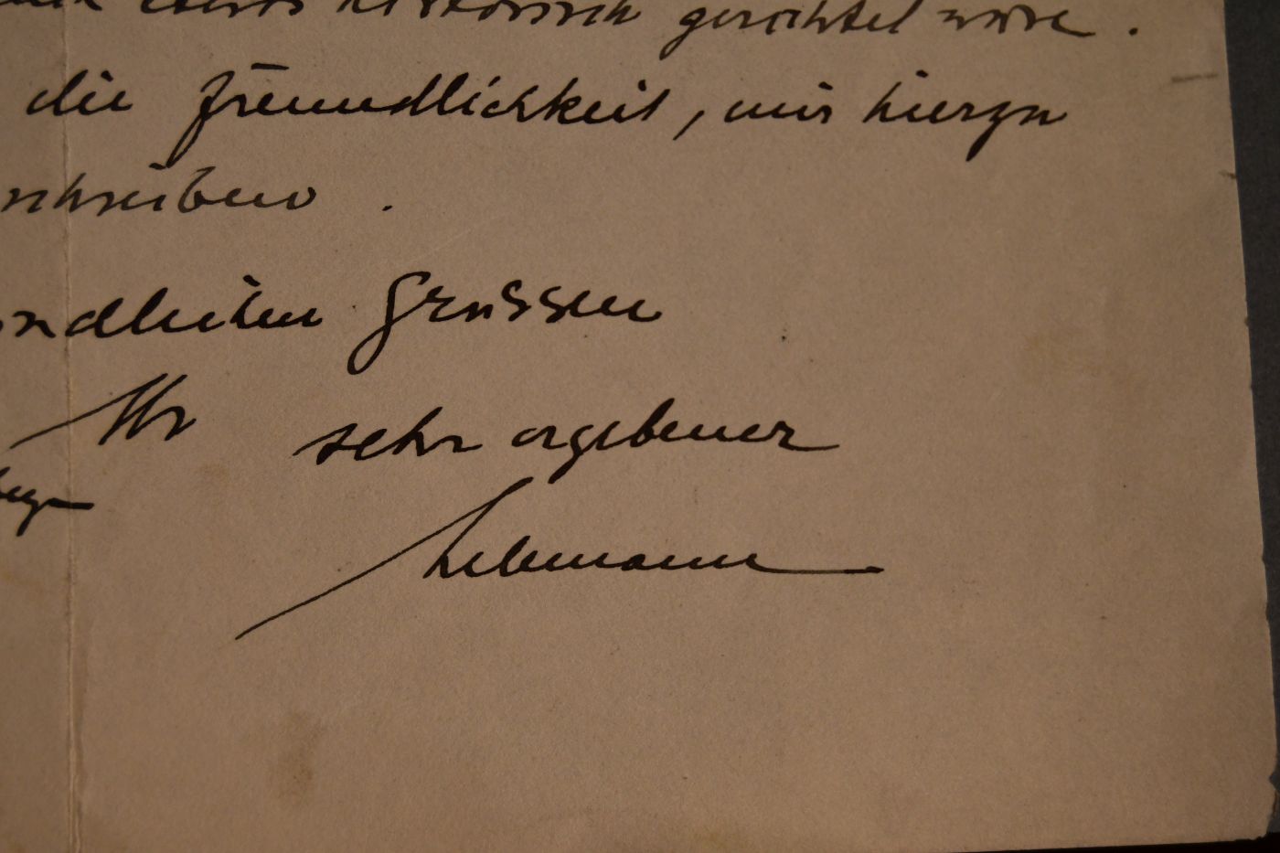 Handschriftliches Schreiben des deutschen Botanikers Ernst Lehmann (1880-1957) vom 7. Juni 1932 an den Danziger Lehrer und Botaniker Konrad Lakowitz (1859-1938).