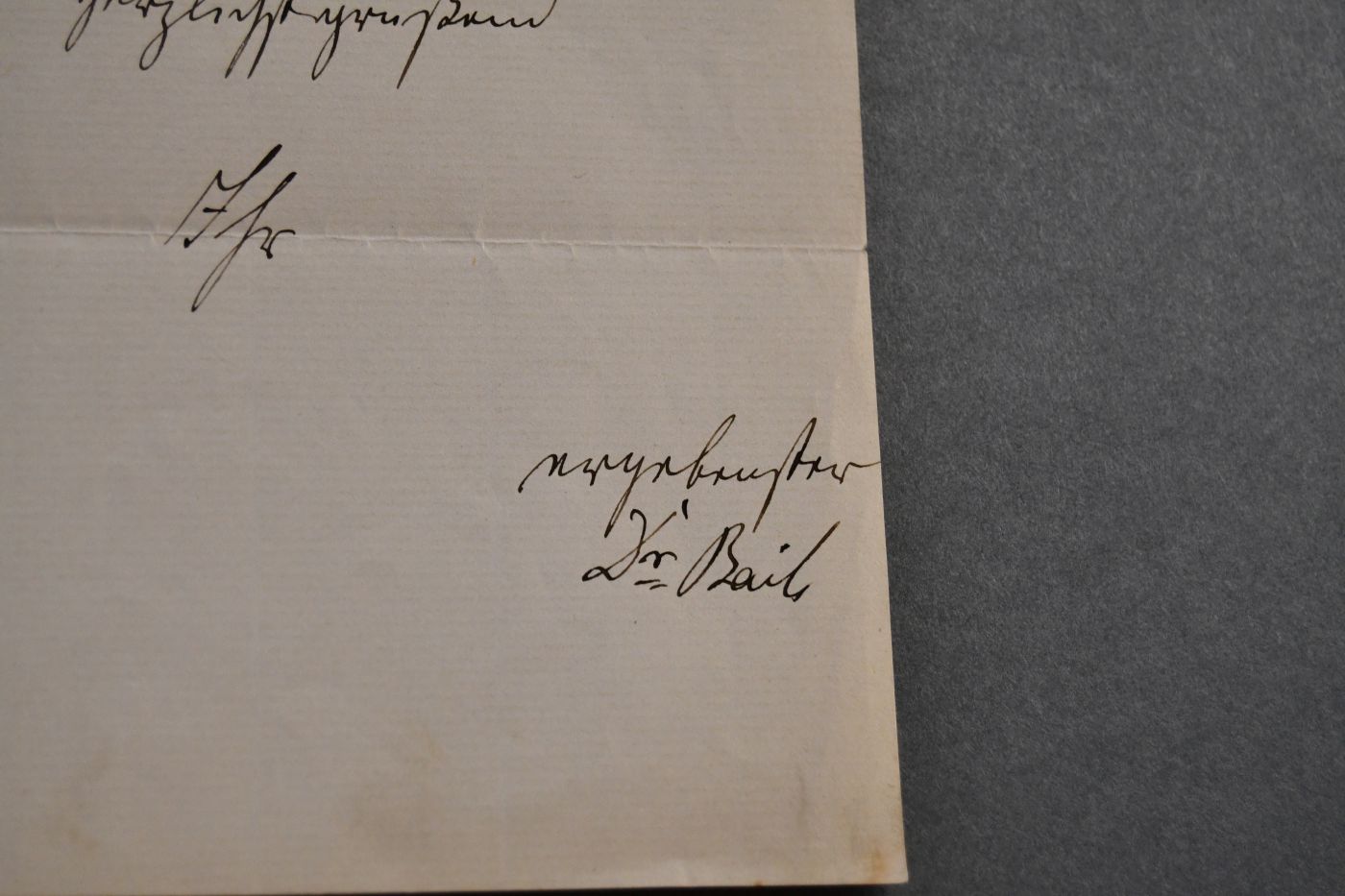 Schreiben des deutschen Lehrers, Botanikers und Mykologen Theodor Bail (1833-1922) vom 5. Mai 1878 an den Danziger Lehrer und Botaniker Konrad Lakowitz (1859-1945).